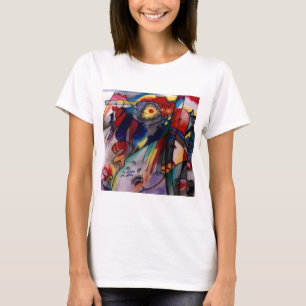 Camiseta Pintura de Abstrato Kandinsky 1913