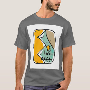 Camiseta Pintura de acampamento