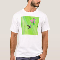 Pintura de aves e ervilhas doces
