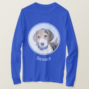 Camiseta Pintura de Beagle - Arte de Cão Original Bonita
