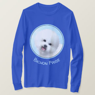 Camiseta Pintura de Bichon Frise - Arte de Cachorro Origina