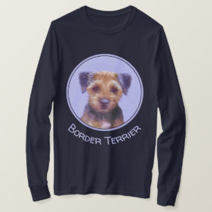 Camiseta Pintura de Borda Terrier - Arte de Cachorro Origin
