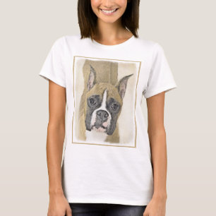 Camiseta Pintura de Boxer - Arte de Cachorro Original Bonit