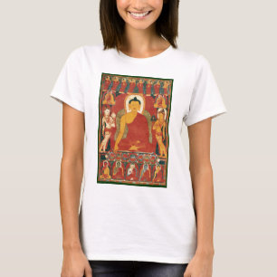 Camiseta Pintura de Buddha do vintage