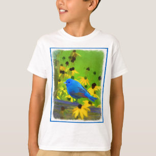 Camiseta Pintura De Bundas Indigo - Arte Original Para Páss