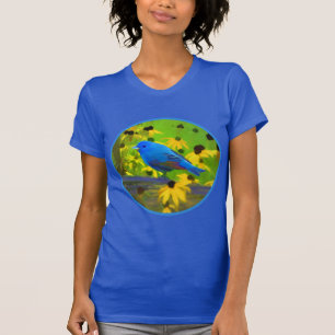 Camiseta Pintura De Bundas Indigo - Arte Original Para Páss