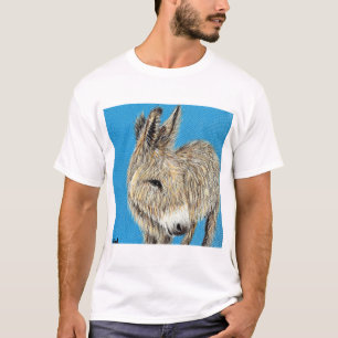 Camiseta Pintura de Burro Amigável
