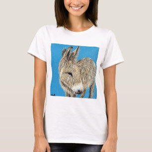 Camiseta Pintura de Burro Amigável