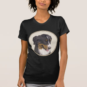Camiseta Pintura de Cachorro de Montanha Bernese - Arte Ori