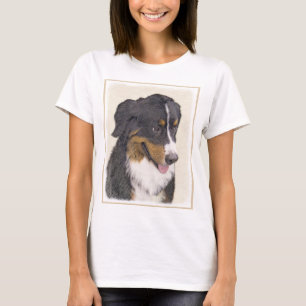 Camiseta Pintura de Cachorro de Montanha Bernese - Arte Ori