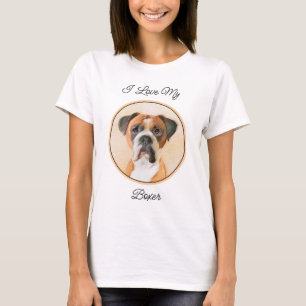 Camiseta Pintura De Cachorro Descortada Arte Animal Origina