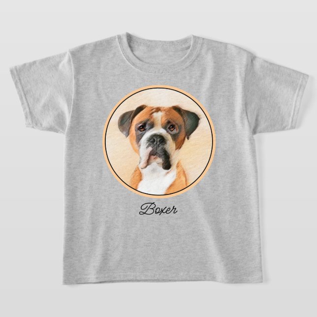 Camiseta Pintura De Cachorro Descortada Arte Animal Origina (Postura )