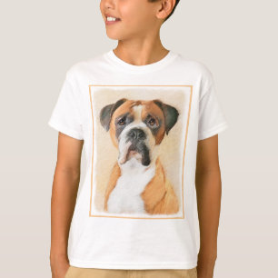 Camiseta Pintura De Cachorro Descortada Arte Animal Origina