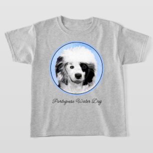 Camiseta Pintura de Cachorro Português - Arte Original de C