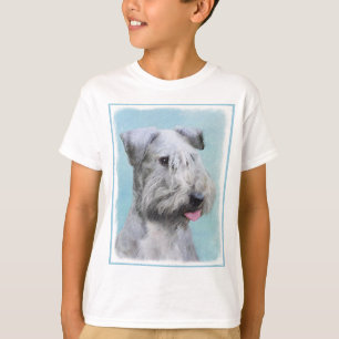 Camiseta Pintura de Cesky Terrier - Arte de Cachorro Origin