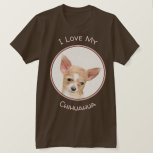 Camiseta Pintura de Chihuahua - Arte de Cachorro Original C
