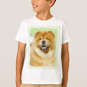 Camiseta Pintura de Chow Chow - Arte Original de Cachorro F