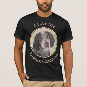 Camiseta Pintura de Conhound Bluetick - Ar Cachorro Origina