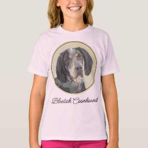 Camiseta Pintura de Connhound Bluetick - Cachorro Original 