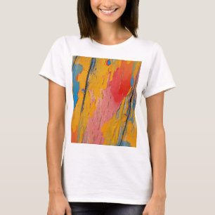 Camiseta Pintura de cores primárias