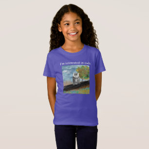Camiseta Pintura de Coruja Sazonal nos Maravilhas da Nature