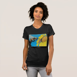 Camiseta Pintura de dança de jardim em um