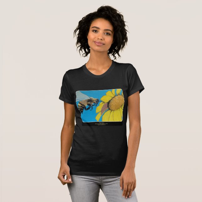 Camiseta Pintura de dança de jardim em um (Frente Completa)