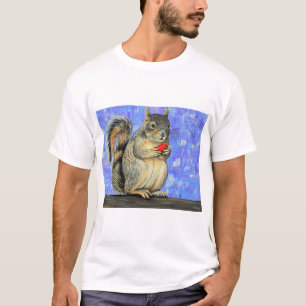 Camiseta Pintura de Esquilo Travesso