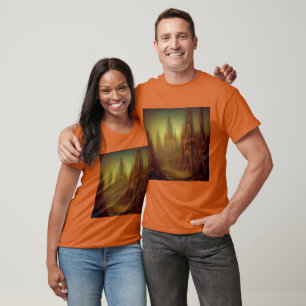 Camiseta Pintura de fantasia 9 - Cidade abandonada