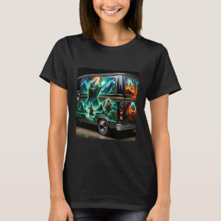 Camiseta Pintura de Fantasia de Carro