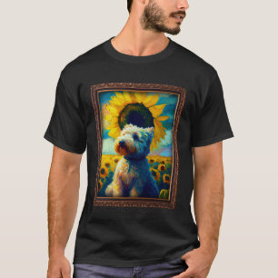 Camiseta Pintura De Flor De Girassol Mãe Mulheres Floral