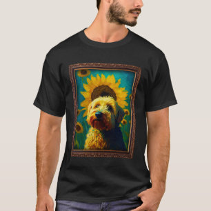 Camiseta Pintura De Flor De Girassol Mãe Mulheres Floral