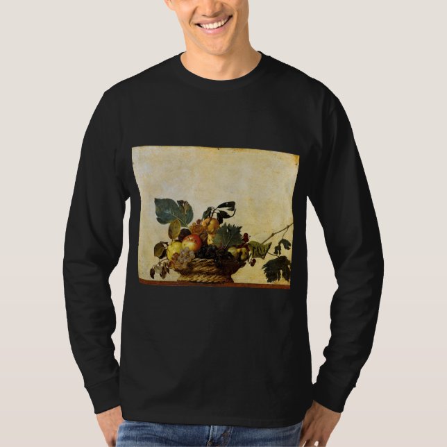 Camiseta Pintura de Fruta de Caravaggio (Frente)