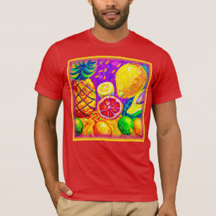 Camiseta Pintura de Frutas. Comprar Agora