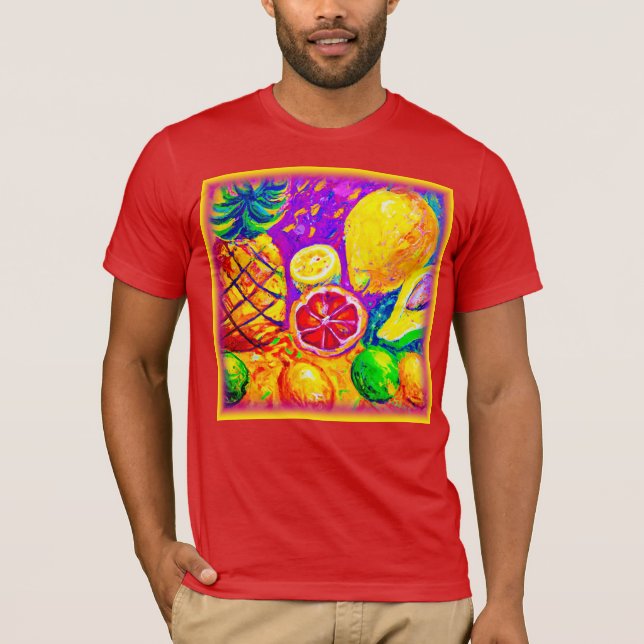 Camiseta Pintura de Frutas. Comprar Agora (Frente)
