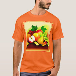 Camiseta Pintura de Frutas Tropicais. Comprar Agora