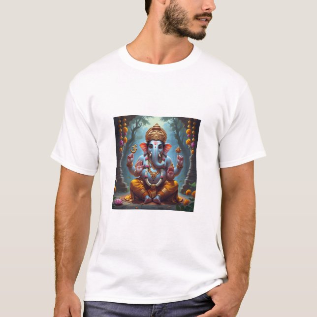 Camiseta Pintura de Gansh Bappa (Frente)