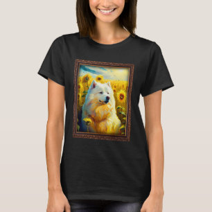 Camiseta Pintura de girassol Flor Mãe Mulheres Floral
