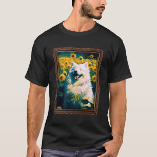 Camiseta Pintura de girassol Flor Mãe Mulheres Floral