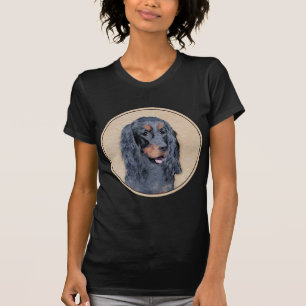 Camiseta Pintura de Gordon Setter - Arte de Cachorro Origin
