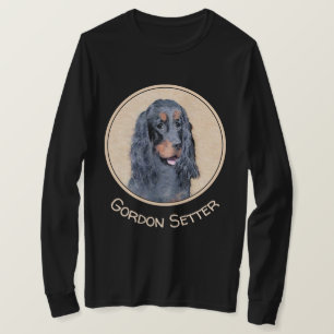 Camiseta Pintura de Gordon Setter - Arte de Cachorro Origin