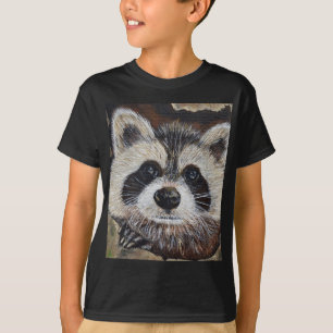 Camiseta Pintura de Guaxinim