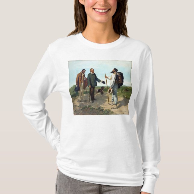 Camiseta Pintura de Gustave Courbet (Frente)