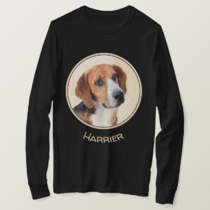 Camiseta Pintura de Harrier - Arte Original de Cachorro Fof