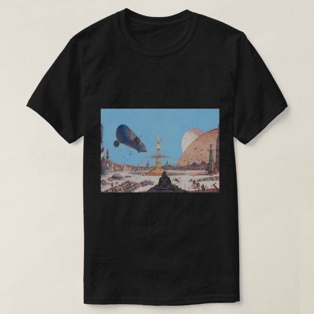 Camiseta Pintura de Jean Giraud (2) (Frente do Design)
