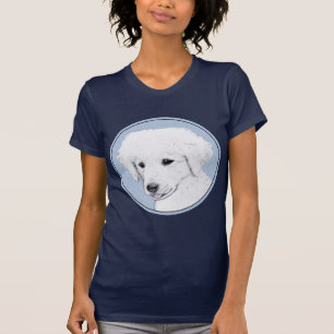 Camiseta Pintura de Kuvasz - Arte de Cachorro Original Boni