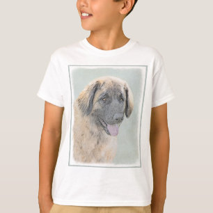 Camiseta Pintura de Leonberger - Arte de Cachorro Original