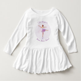 Camiseta Pintura de Lilac Ballerina - Seu texto neste doce