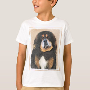 Camiseta Pintura de Mastiff Tibetano - Arte de Cachorro Ori