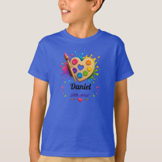 Camiseta Pintura de Nome Personalizado, Arte Personalizada